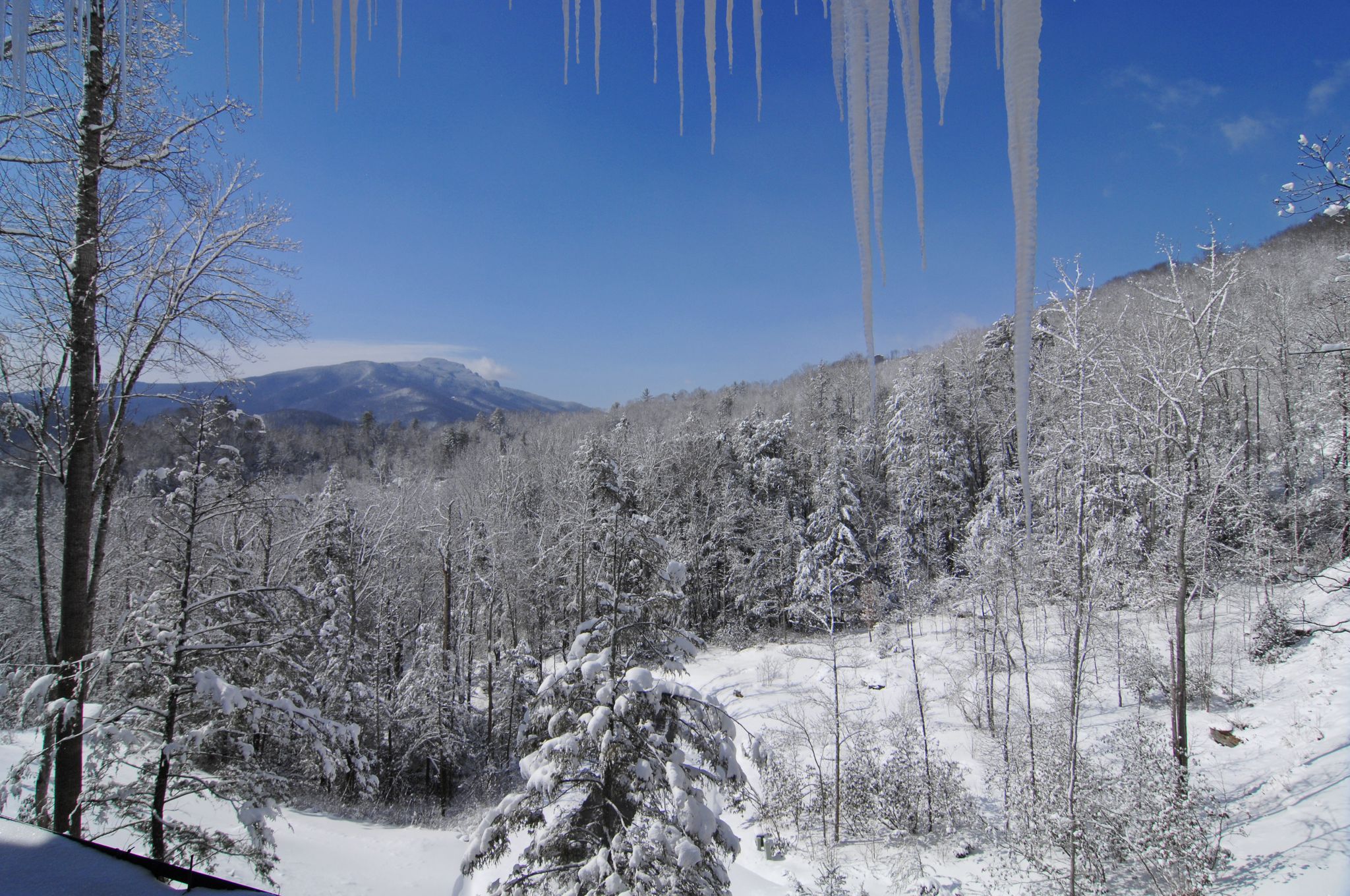 Mountains during Winter